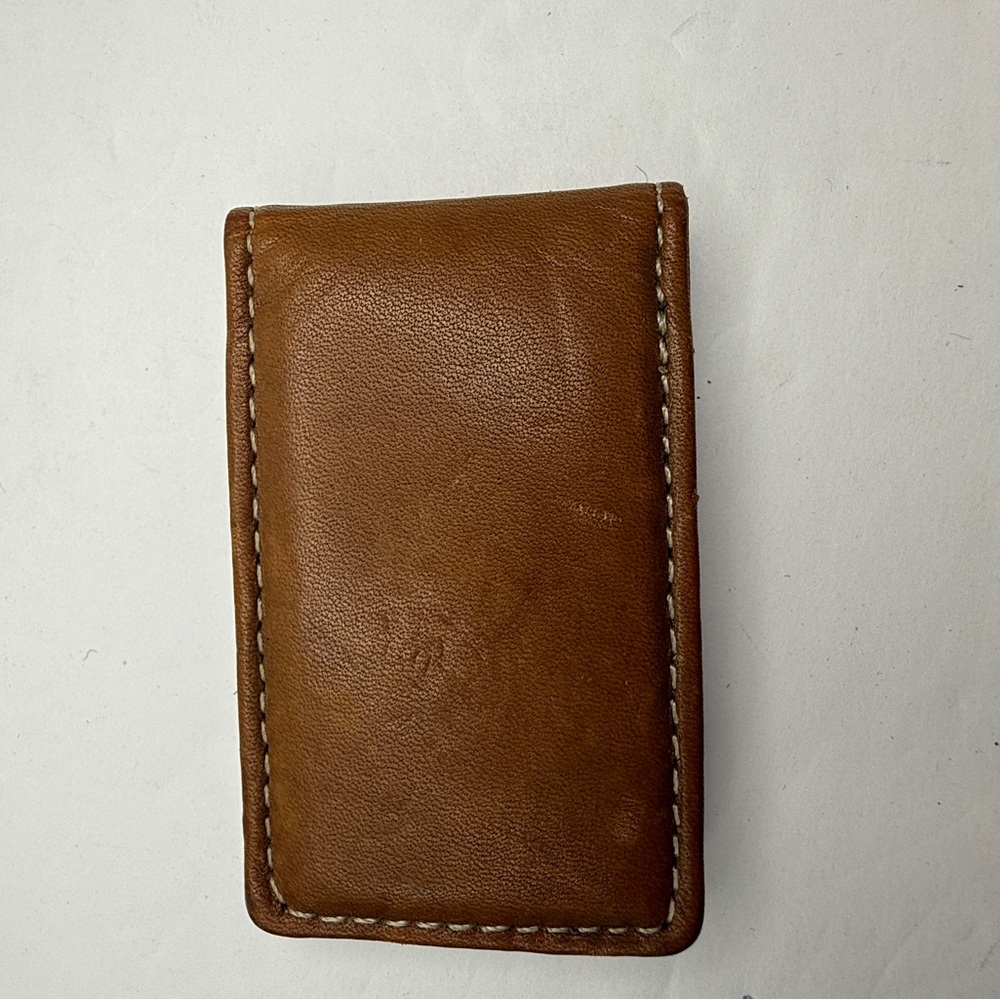 Tommy Hilfiger Money Clip Men's Leather Magnetic Embroidered Logo - Picture 2 of 4